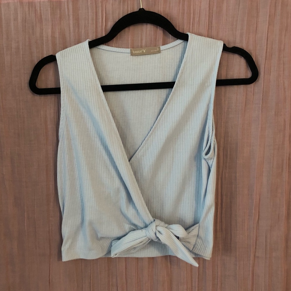 Ribbed crop top